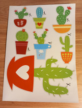 A4 Sticker Sheet - Butterfly Daisy Daffodil Roses Sunflower Tulip Squirrel Woodland