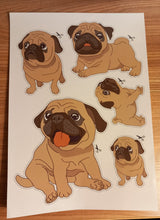 A4 Sticker Sheet - Butterfly Daisy Daffodil Roses Sunflower Tulip Squirrel Woodland