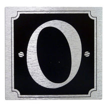 House or Gate Metallic Finish Self Adhesive Sticky Numbers Black / Silver - wheeliebinnumbers.net