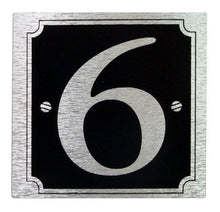 House or Gate Metallic Finish Self Adhesive Sticky Numbers Black / Silver - wheeliebinnumbers.net