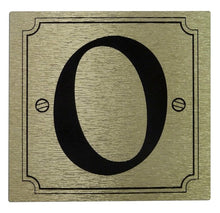 House or Gate Metallic Finish Self Adhesive Sticky Numbers Gold / Black - wheeliebinnumbers.net