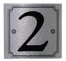 House or Gate Metallic Finish Self Adhesive Sticky Numbers Silver / Black - wheeliebinnumbers.net