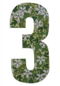 Ivy Design 17cm Wheelie Bin Number - wheeliebinnumbers.net