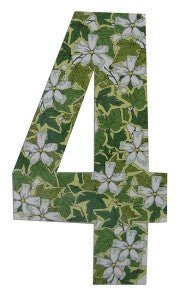 Ivy Design 17cm Wheelie Bin Number - wheeliebinnumbers.net