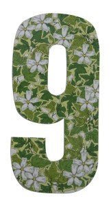 Ivy Design 17cm Wheelie Bin Number - wheeliebinnumbers.net
